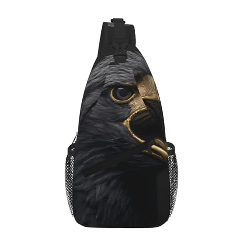 Sac de poitrine homme Golden Eagle Beak Cross pour téléphone protège vos affaires