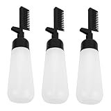 FRCOLOR 理髪ツール シャンプー パーマ液 髪用 コーム 水 ボトルの髪 ヘアオイル塗布ツール 染毛剤用品 髪用オイルボトル ルートコーム アプリケーター ボトル プラスチック