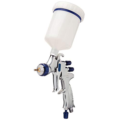 Eastwood Concours 2 HVLP Paint Gun Kit Aluminum Case Lightweight Alloy Body Steel Internal Components