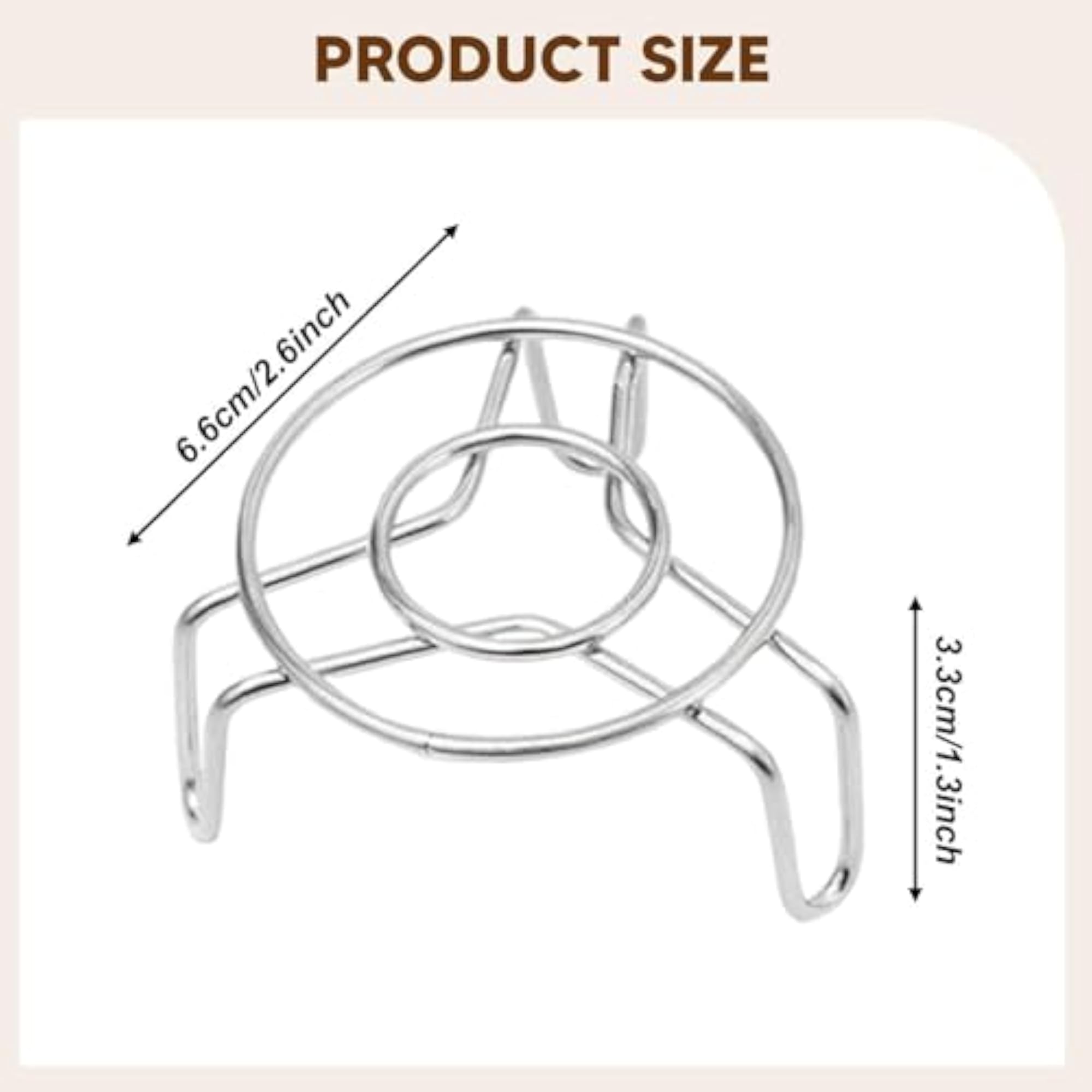 Mini Steam Rack Versatile Stainless Steel for Pans