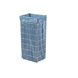 neoLab Stahl Epoxidharzbeschichtet Drahtgitter Abfallbox, Weiß, 60l Kapazität, 720mm x 330mm x 250mm