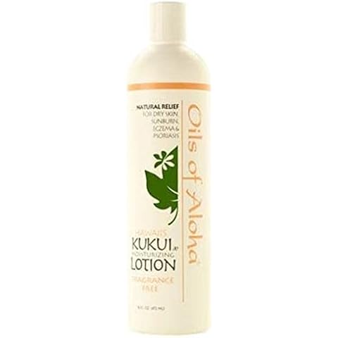 Kukui Moisturizing Lotion (Unscented) by Oils of Aloha - 16oz. Cover