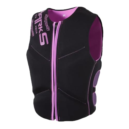 Zruyeui Swimming Vest | Lightweight & Quick Drying | Adjustable Buckle & Zipper | Kayaking, Swimming Training, Boating - Water SportsPurple,S