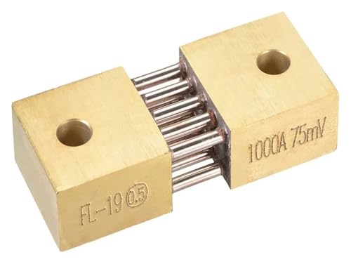 CHBMSS Shunt Resistor 1000A 75mV for DC Current Ammeter Analog Panel Meter External Shunt