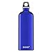 SIGG Traveller Dark Blue Bouteille réutilisable (0.6 L), Bouteille hermétique sans substances nocives, Bouteille en aluminium ultra-légère