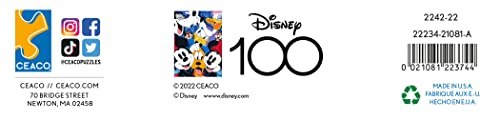 Ceaco 2242-22 Disney'S 100Th Anniversary - Disney Friends - Mickey And Friends Selfies - 200 Piece Jigsaw Puzzle thumb #6