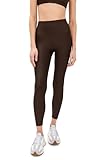 Alo Yoga Women's 7/8 High-Waist Airlift Leggings, Espresso, Brown, S