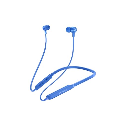 Image of APES NeckRhythm Wireless Bluetooth Neckband, 8Hrs Playtime, 10mm Drivers, Bluetooth v5.4 (Blue)