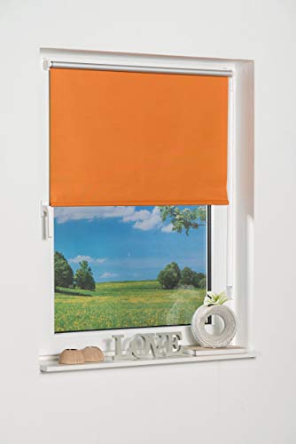 K-Home Klemmfix Mini Store occultant, Tissu, Orange, 40 x 150 cm