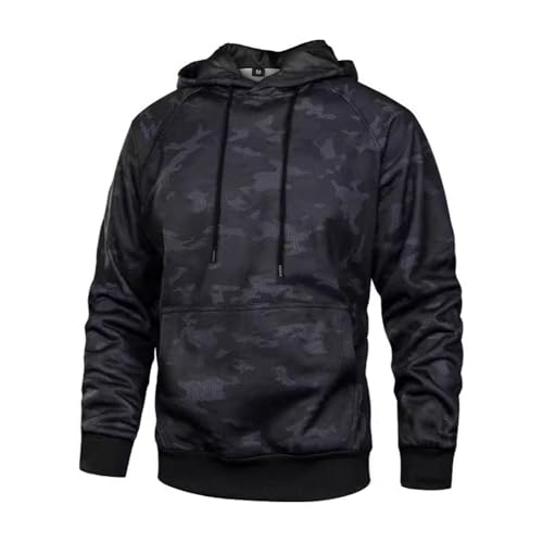 Generisch Ofertas Suéter Camo Sudaderas con Capucha Suéter Hombre Rojo, F, L