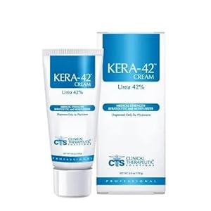 Kera 42 Cream – Professional 42% Urea Cream for Intensive Foot Care and Callus Treatment – 6 fl oz