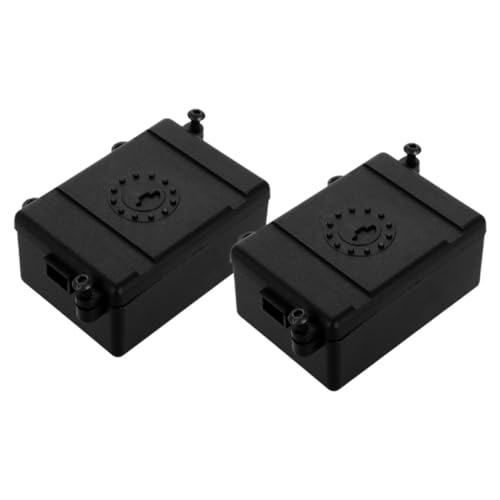 JOINPAYA 2piezas Caja Receptora para Crawler RC Accesorio De Protección De Plástico para Electrónica De Automóviles RC Resistente y De Instalar
