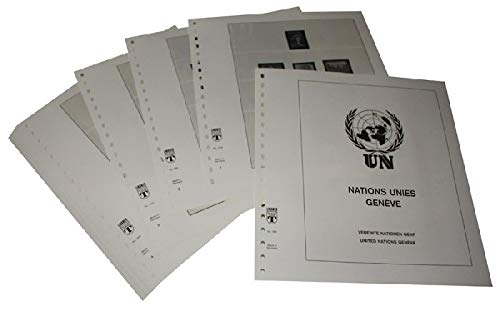 Nations Unies Genève LINDNER feuilles pré-imprimées timbres