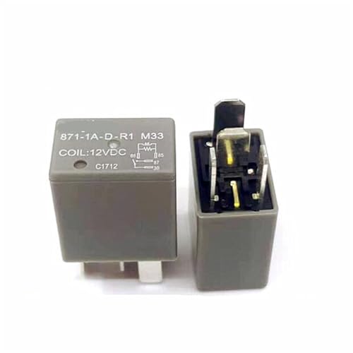 Relais 871-1A-D-R1 M33 12V CC interrupteur 4 broches pour boîte fusibles auto