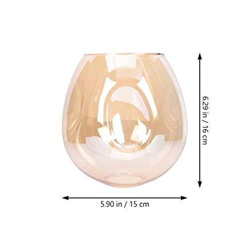 Luxshiny Glass Lampshade Accessories 6.3 Inch Modern Simple Lamp Shade Replacement for Table Floor Wall Lamps Versatile Light Cover - Image 2
