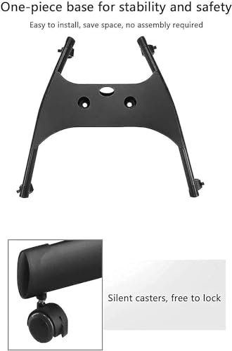 Soporte móvil para TV con ruedas y estantes ajustables miniatura 3