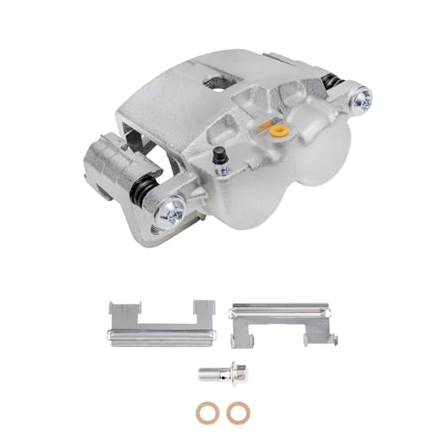Image of Detroit Axle - 2pc Rear Brake Calipers w /Bracket for Chevrolet Silverado | GMC Sierra 01-03 /05-06 1500HD 99-04 2500 01-10 2500 HD 05-06 3500 07-10 3500 HD, 00-13 Yukon XL Suburban 03-09 Hummer H2