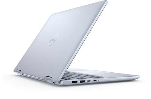 Image of Dell Inspiron 14 2-in-1 Laptop, 14 inch WUXGA IPS Touchscreen, Intel 7 150U 10-Core, Intel Graphics, 48GB DDR5 4TB SSD, Backlit Keyboard, Fingerprint, Wi-Fi 6E, 1080p FHD Camera, Win10 Home