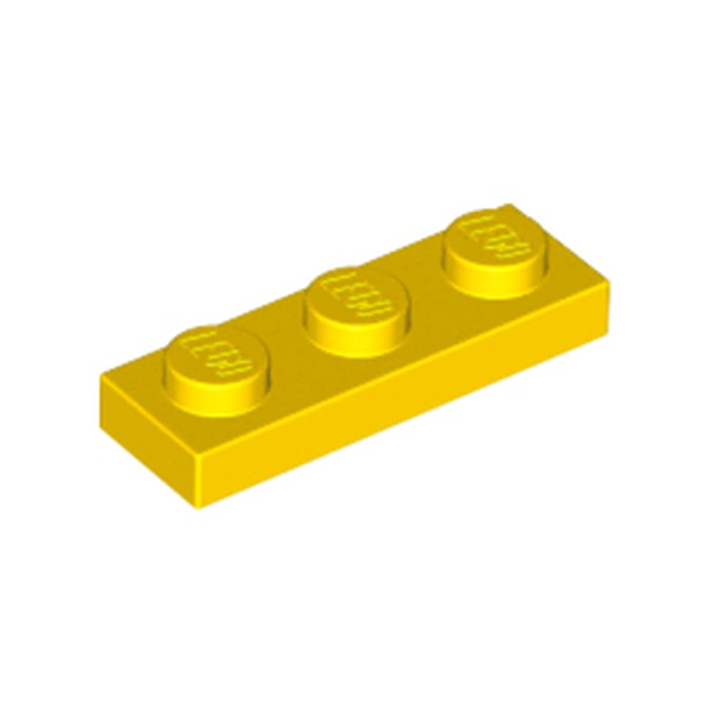 LEGO Plate 1 x 3 Part 3623, Part 3623, Choose Your Colour (Yellow, 10, count) โ image 1