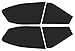 Precut Vinyl Tint Cover for 2008-2014 Subaru WRX Taillights (Hatchback) (20% Dark Smoke)