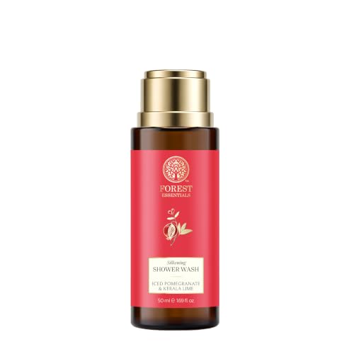 Image of Forest Essentials Shower Wash Iced Pomegranate & Kerala Lime | Sulphate-Free Ayurvedic Body Wash | Softens, Scents & Hydrates Skin