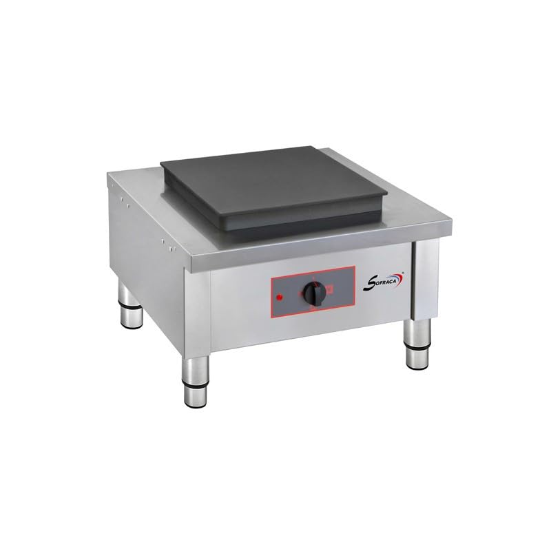 Professional Electric Stove 380 V – 1 Square Plate 400 x 400 mm Sofraca