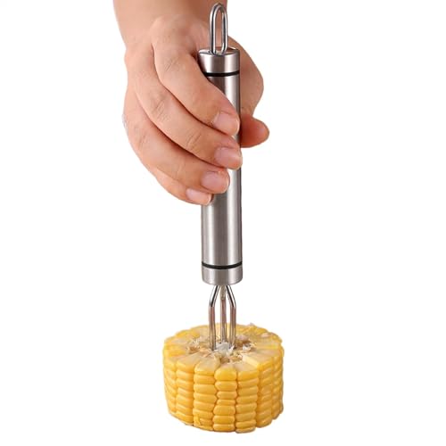 Forks de maïs, Corn Forks en acier inoxydable | Porte-maïs en acier inoxydable, fourche de pomme de terre réutilisable - Gadget de cuisine portable multifonctionnel avec poignée ergonomique pour le ba