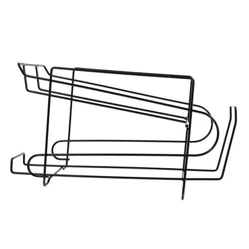 Mipcase Estante Organizador para Nevera Soporte para Botellas de Cerveza Almacenamiento Práctico para Bebidas Cocina Color Negro Diseño Deslizante y Compacto