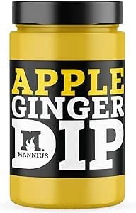 M.MANNIUS Salsa Barbecue, per Burger, per Arrosto alla Mela e Zenzero - Chutney Agrodolce Apple Ginger Dip barbecue sauce, (Made in italy) 250 (3, Mela e Zenzero)