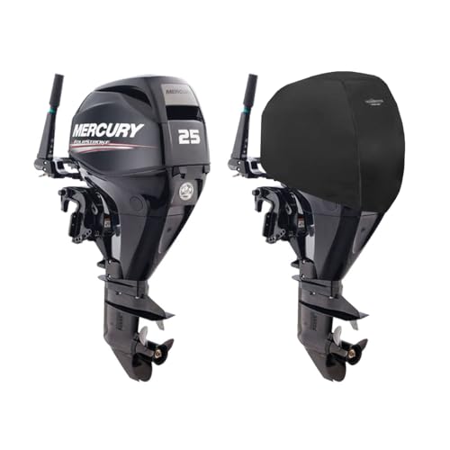 Oceansouth Custom Fit Storage Covers for Mercury Outboard Engines (25HP, 30HP 4Str 3CYL 526CC from 2007 up to 2021)