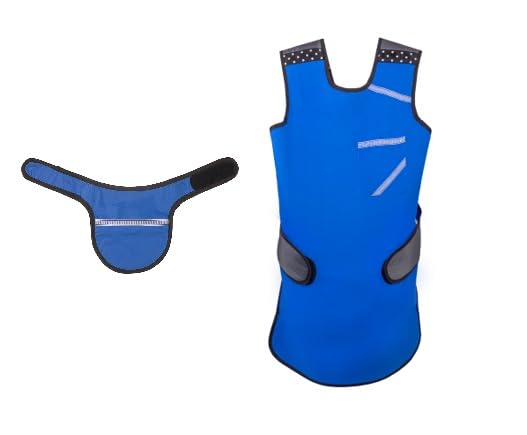 Lead Apron for X-Ray Protection with Thyroid Collar Lead Equivalency 0.50 mm (BARC Approved)