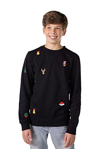 Holiday Icons Sweater - Black by OppoSuits Deluxe