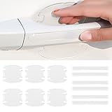 INSAUTO Car Door Handle Scratch Protector 12PCS Transparent Universal Car Door Handle Protector Acce