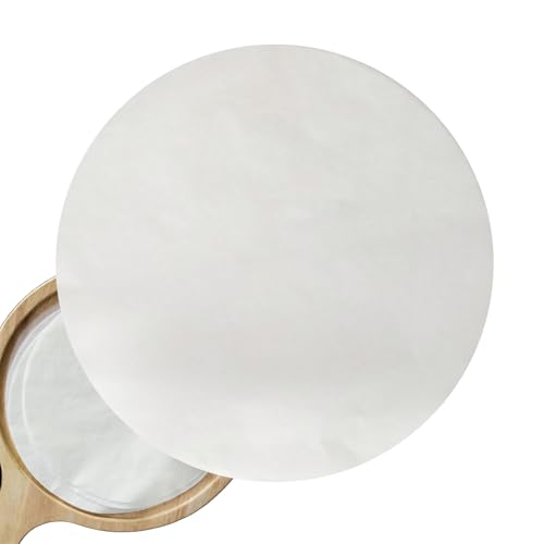 100 Pcs Cake Tin Liners - 6 Inch Round Baking Paper - Suitable for Cake tins, air Fryer, springform pan and Tortilla Press