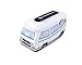 BRISA VW Collection – Volkswagen Furgoneta Bus T3 Camper Van Bolsa Universal de Neopreno, Neceser, Bolso de Maquillaje-Cosméticos-Aseo, Estuche de lápices, Caja de Almuerzo, Equipaje (Blanco)
