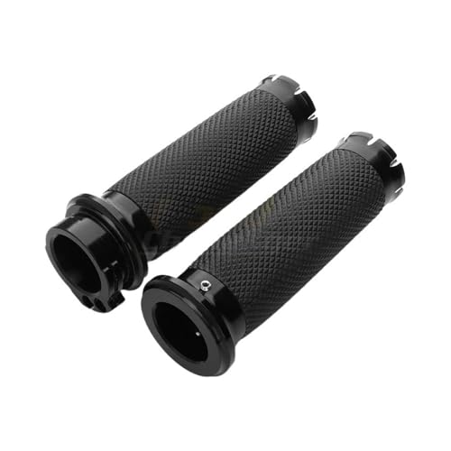 Poignées noires de 1.25 pouces pour éliminer les vibrations sur Dyna