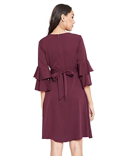 Image of Uptownie Lite Women's Crepe Skater Knee Length Dress