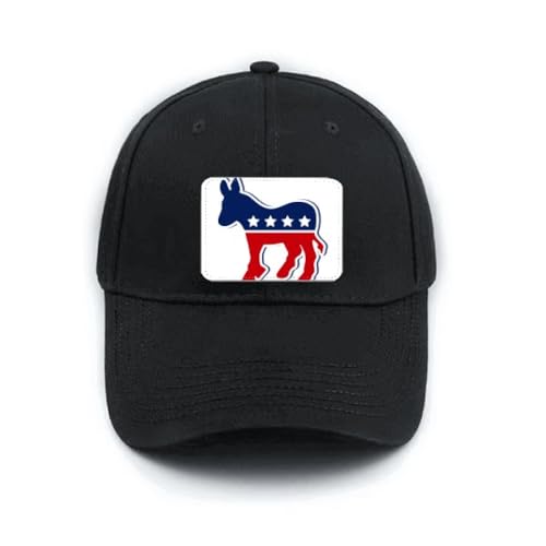 Casquette de baseball démocrate noire pour vos meetings et sorties