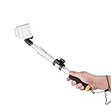 2-sección de diseño extensible, lata se extiende desde 36cm a 62cm (14 ~ 24 pulgadas), apriete completamente seguro de extensión giro para formar un sello hermético.