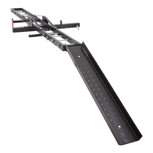 Vevor 600 LBS STEEL MOTORCYCLE CARRIER Hitch Mount With 47 Inch Longer Ramp, Scooter Dirt Bike Trailer Hauler thumb #11