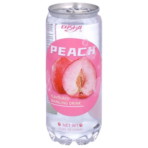 Image of Elisha Sparkling Beverage 350ml (12.3 Fl Oz) (12, Peach)