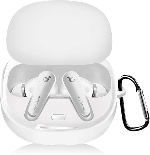 CIOODDW Anker Soundcore Liberty 4 ケース対応 soundcore liberty 4 液状シリコン アンカーリバティー4ケース 全面保護 充電 LEDライトが見える 耐衝撃 軽量 キズ防止 おしゃれ ワイヤレス充電対応 キ