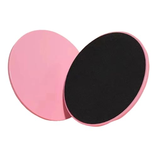 kowaku 2X Exercise Core Sliders Exercise Equipment Portable Lightweight Full Body Compact Exercise Gliding Discs for Gym Yoga Pilates, Pink