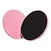 Lljsszr 2X Workout Sliders, Workout Equipment, Compact Exercise Gliding Discs, Fitness Apparatus for Cores Strength Home Exercise, Pink