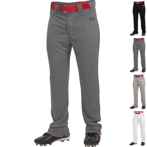 Rawlings Launch Series Pantalones de béisbol | Opciones de Ajuste Completo y Jogger | Colores sólidos | Tallas para Adultos