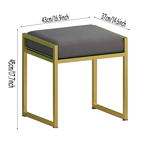 Tabouret ottoman carré moderne velours repose-pieds salon n° 2