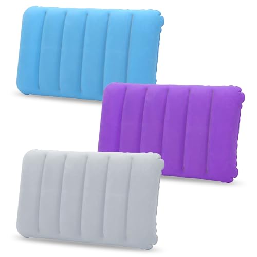 SUPRROW Aufblasbares Kissen, 3 Stück Sitzkissen Aufblasbar Luftkissen...