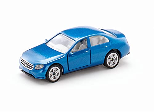 siku 1501, Mercedes-Benz E350d, Metall/Kunststoff, Blau, Öffenbare Türen, Spielzeugauto für Kinder