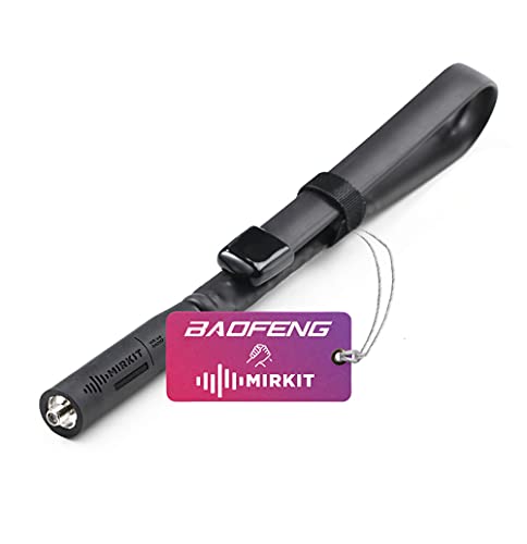 Mirkit Foldable Tactical Antenna 18.7 inch with SMA-Female Connector, Dual Band VHF/UHF (136-174MHz, 400-480MHz) for: UV-5R, UV-82, BF-F8HP, UV-5R V2+ Plus, BF-F9 V2+ Two Way Radios