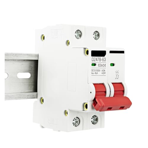 Disjoncteur de batterie bipolaire avec protection contre la rotation DZ47B 2P